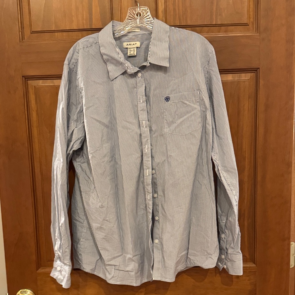 Ariat Blue Button Down Shirt